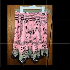 Boho super cute flowy skirt